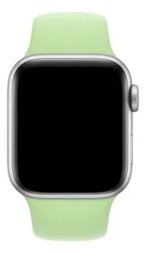 Pulseira Para Apple Watch Serie 8 + Película 3d 41mm 45mm Cor Verde-claro Largura 41 mm