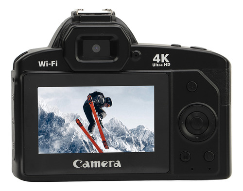 Cámara Digital 4k, Visión Nocturna Hd De 64 Megapíxeles, Pan