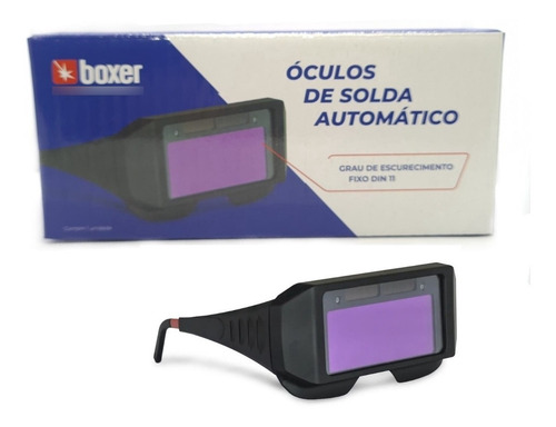 Óculos De Solda Boxer Soldador Escurecimento Automatico