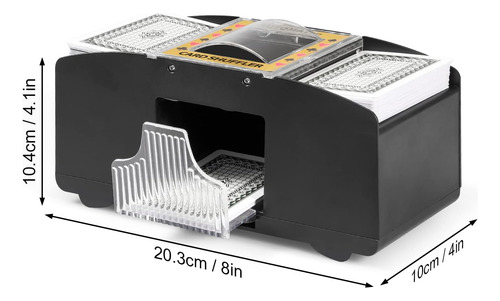 Barajador Automático De Cartas De 2 Barajas, Juego Que Funci