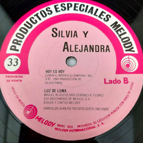 Silvia Pinal, Alejandra Guzman - Mame Bye Mama Poster Lp
