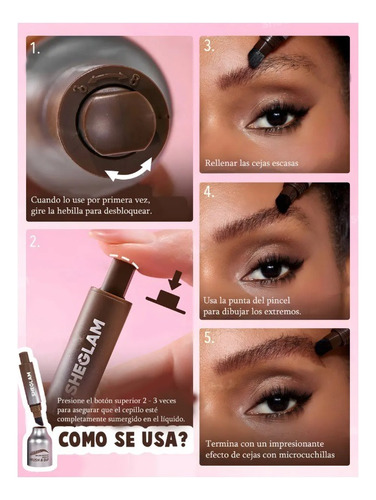 Lapiz Liquido Para Cejas Sheglam Brow-fection
