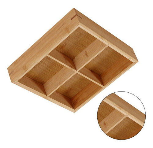 Bandeja De Servir Para Olla Caliente Dividida De Madera Con