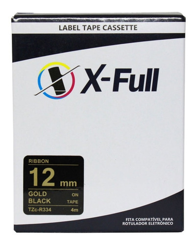 Imagem 2 de 8 de Fita Cetim Compativel Rotulador Brother Tze-r334 Xfull