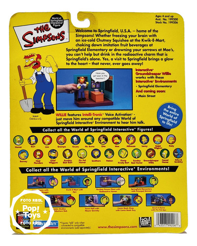 Playmates - The Simpsons - Grounds Keeper Willie