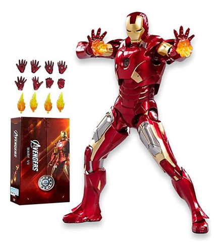 Figura De Acción Marvel Avengers Ironman Mk7 De 7 Pulgadas