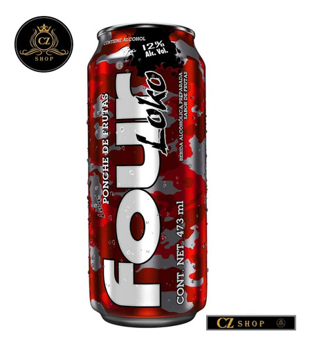 Coctel Four Loko Ponche Frutas - mL a $42