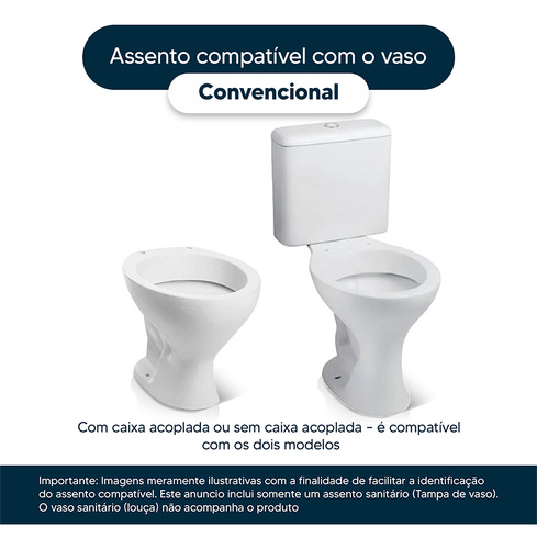 Assento Sanitário Fechamento Lento Convencional Preto Deca