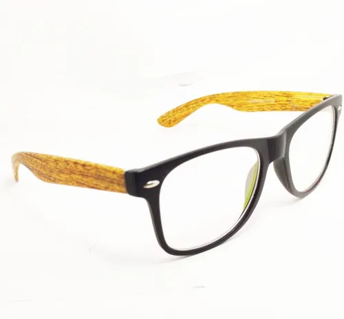 Lentes con armazon de madera sale