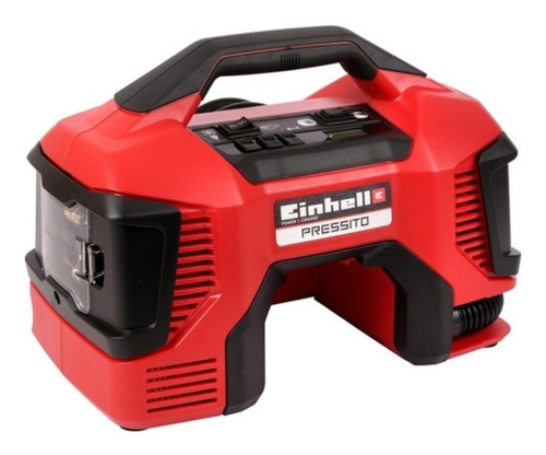 Compresor de aire mini eléctrico portátil Einhell Power X-Change Pressito 18/21 90W rojo/negro