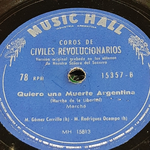 Pasta Arturo Garcia Buhr Civiles Revol Music Hall C373