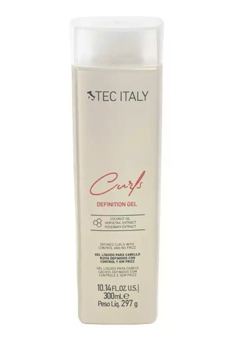 Tec Italy Gel Liquido Curls Rizos Definidos Con Control
