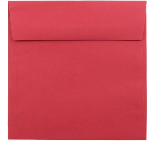 Jam Paper Sobres De Invitación Cuadrados De Colores De 6,5 X