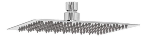 Regadera Cuadrada 10x10 Acero Inox. Con Brazo Cromado Rugo