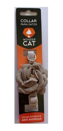 Collar Gato Anti Ahorque Wonder Cat Flower Boxcatchile