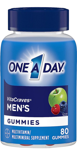 One A Day Vitacraves Hombres Multivitaminas 80 Gomitas