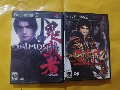 2 Video Juegos De Onimusha Para Play Station 2(de Uso) 