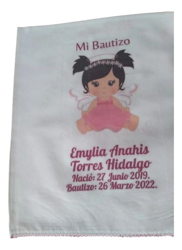 Pañuelos Personalizado Para Bautizos