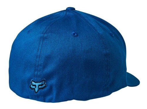 Imagen 2 de 5 de Gorra Flex 45 Flexfit Azul Con Logo Negro Moto Atv Fox