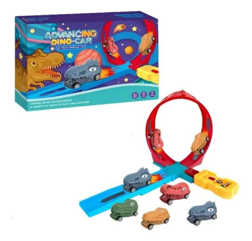 Autopista Lanzador De Carros Dinosaruio Juguete Mayoreo