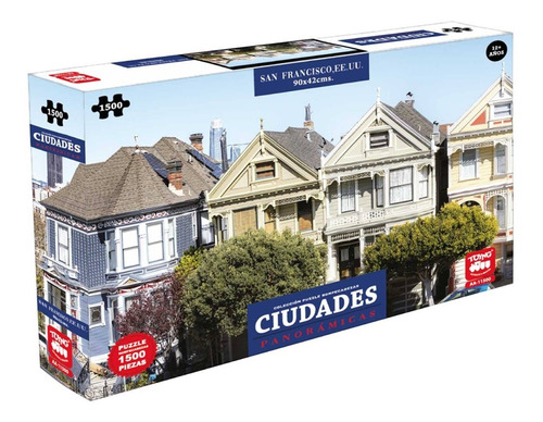Puzzle Ciudades 1500 Piezas San Francisco Eeuu / Diverti