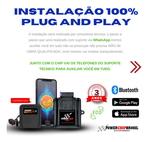 Chip Potência Nova Toro 1.3 Turb Flex 185cv +40cv+7kgfm Comb