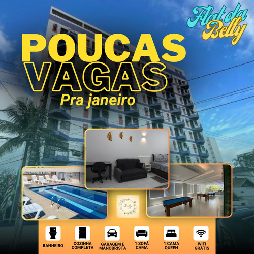 Flat Da Belly São Vicente Com Piscina