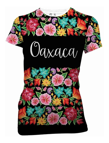 Playera Full Print Manga Corta Talla Extra 3xl