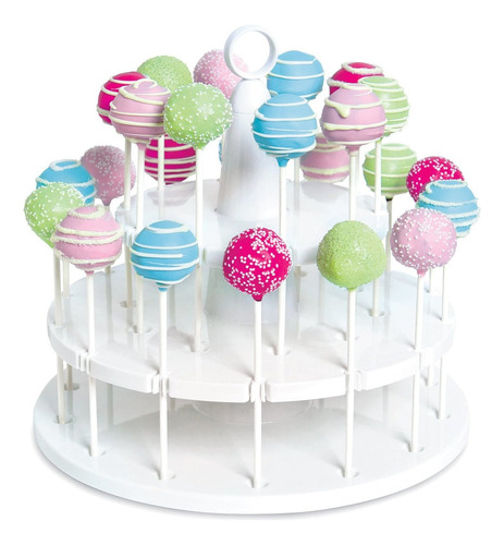 Bakelicious Cake Pop Stand, 24-piece, White