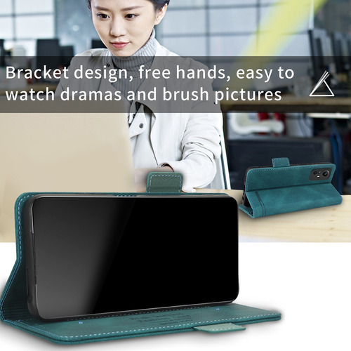~ For Xiaomi Redmi Note 12s Pu Wallet Magnet Clasp Card Case