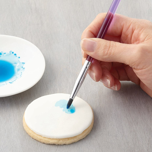 Imagen 5 de 6 de Wilton Cake Decorating Tools, Juego De Pinceles De 5 Piez...