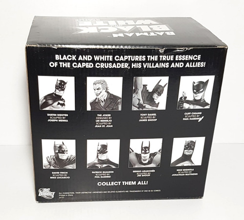 Batman Black And White (limited Edition Statue) - Dc Direct (Usado)