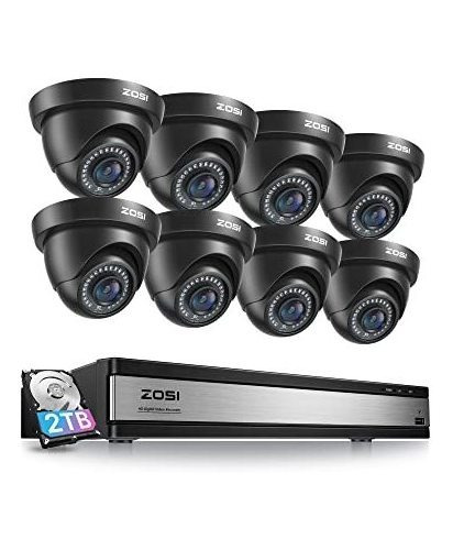 Zosi 2.0mp Fhd 1080p Dome Camera Housing Outdoor 2c2c4