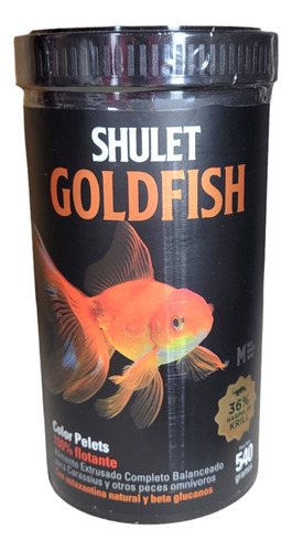 Shulet Goldfish 540g Alimento Pellets P/ Peces De Agua Fria