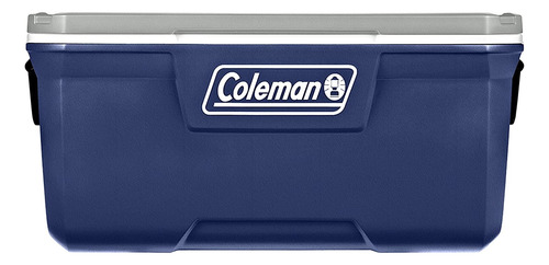 Hielera 120 Qt Azul/tapa Gris Coleman