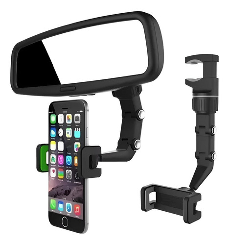 Soporte Universal Celular Espejo Auto Camioneta Ajustable