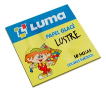 Comprar Papel Glace Luma Lustre 10x10cm X10 Hojas Surtidas