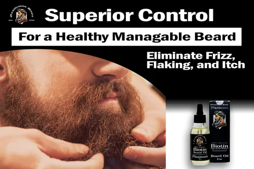 Aceite Para Barba Gentleman Stoic Platinum Con Biotina, 60 M