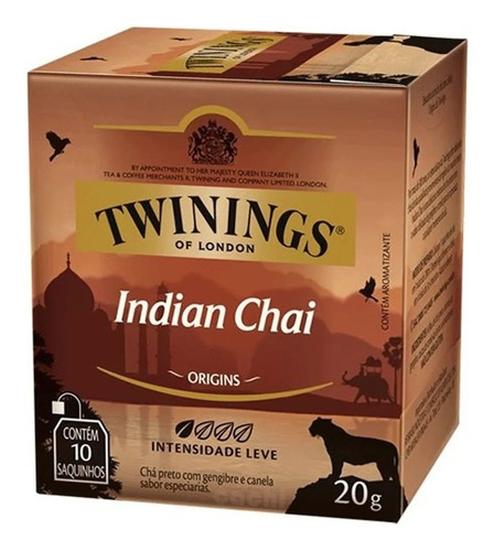 Te Twinings Indian Chai 10 Saquitos Exquisito Nuevo!