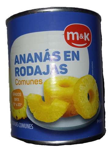 3 Latas Ananá En Rodajas 850gr C/u Importado Tailandia