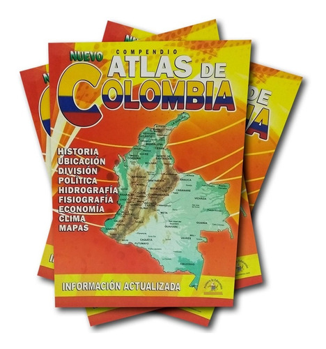Libro Compendio Atlas De Colombia Información Actualizada