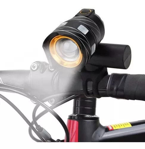 altavoz longitud Problema Lampara Delantera Bicicleta Luz Led Zoom 15000lm T6 Frontal | VEMATIC