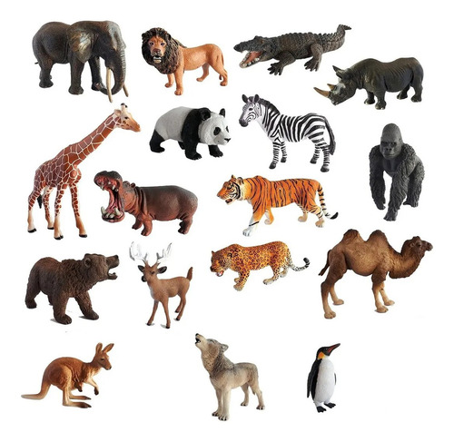 Clarín Colección De 17 Animales De Nat Geo Ct6