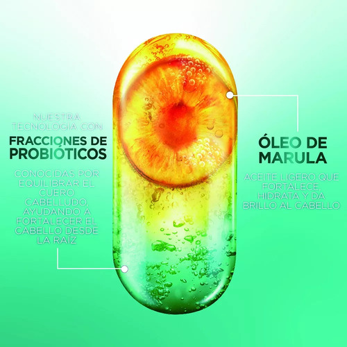 Garnier Fructis Probioticos 650ml Shampoo + Acondicionador