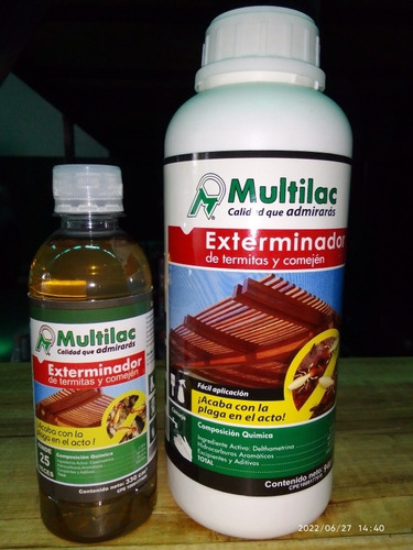 Imagen 2 de 2 de Exterminador Para Termitas Y Comejen Multilac