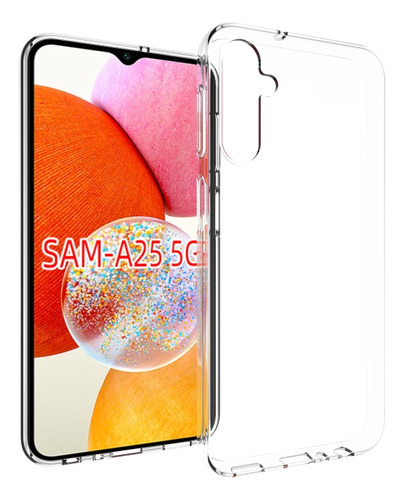 Funda De Tpu Transparente Con Textura Impermeable Para Samsu