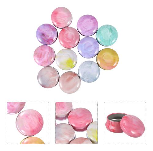 Tarro Con Soporte De Oro Rosa, 12 Unidades