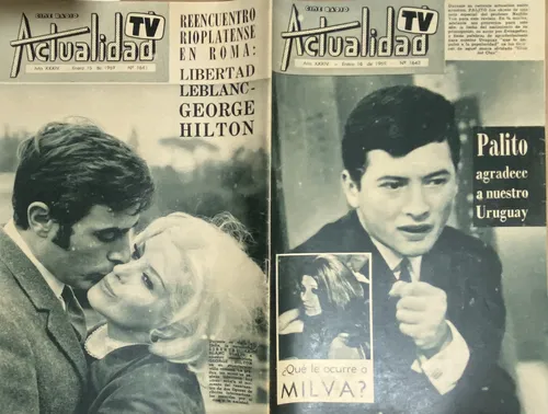 comprar Actualidad Tv Nº 1643 Cine Radio Palito Ortega Ene 1969 Ej2