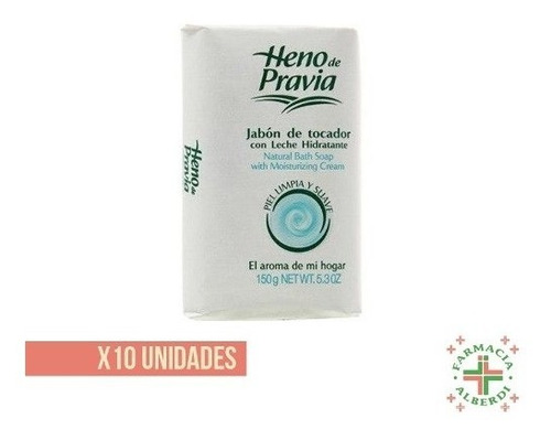 Heno De Pravia Jabon Cremoso 150gr X 10 Unidades -
