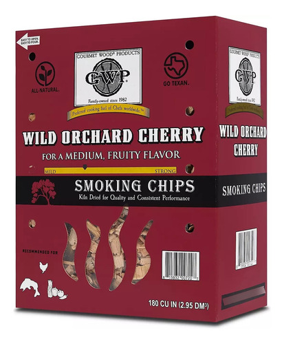 Astillas Ahumar Gourmet Wood Cherry Wild 1 Kg